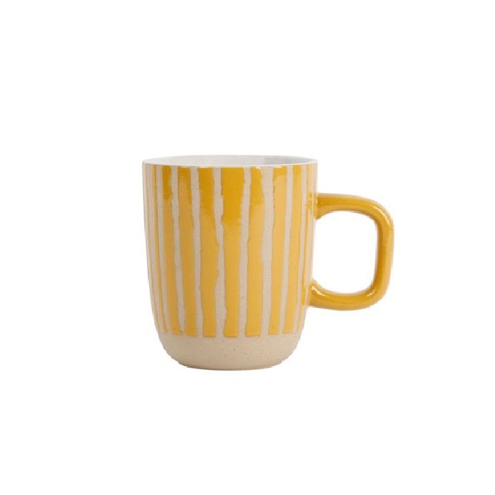 Art Si Deco Decoration Interieure Set 2 Mugs Courba Jaune Blanc 40cl 75684 75684 DEB WEB 2